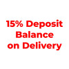 Betal 15% nu, resten ved levering