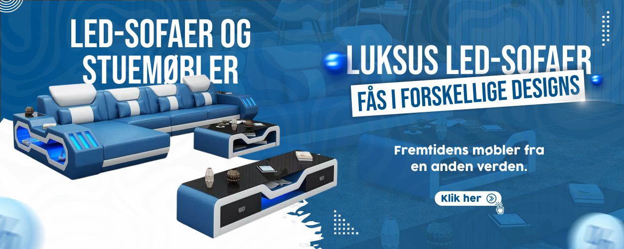 LED-sofaer – moderne belysning og luksus
